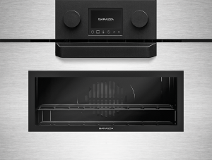 Barazza - Icon Steel microwave oven - 1FEVSMC